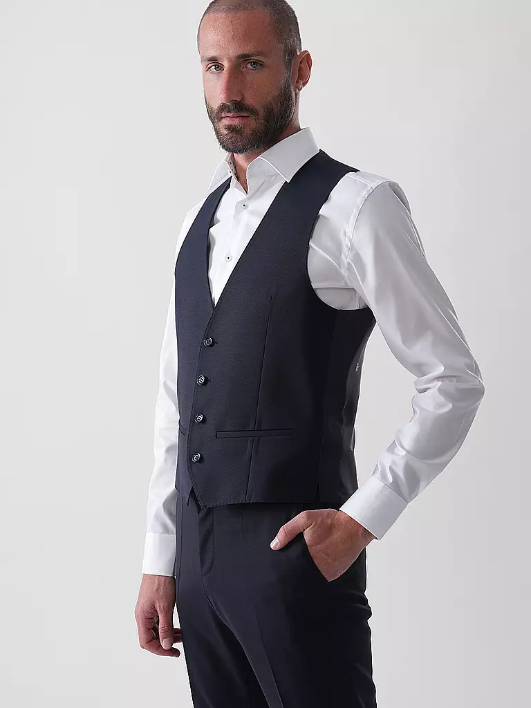 ROY ROBSON | Anzugweste Slim Fit | grau