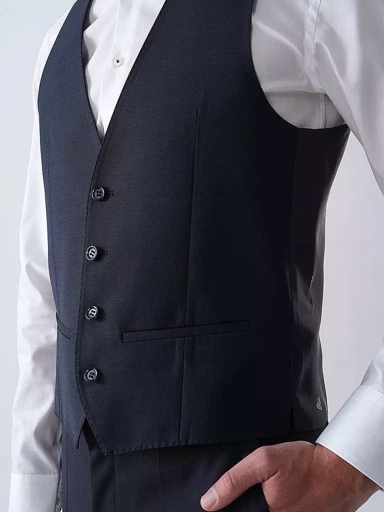 ROY ROBSON | Anzugweste Slim Fit | grau