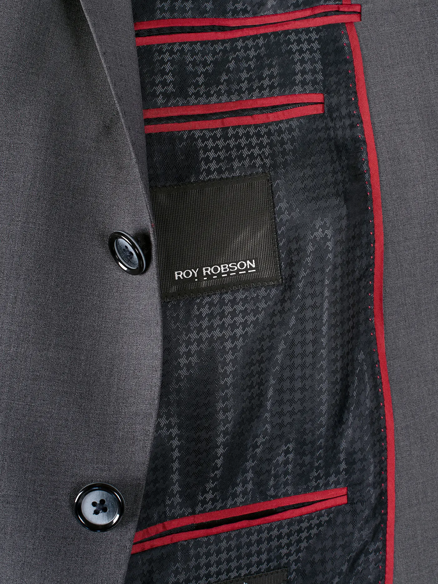 ROY ROBSON | Sakko Slim Fit | grau
