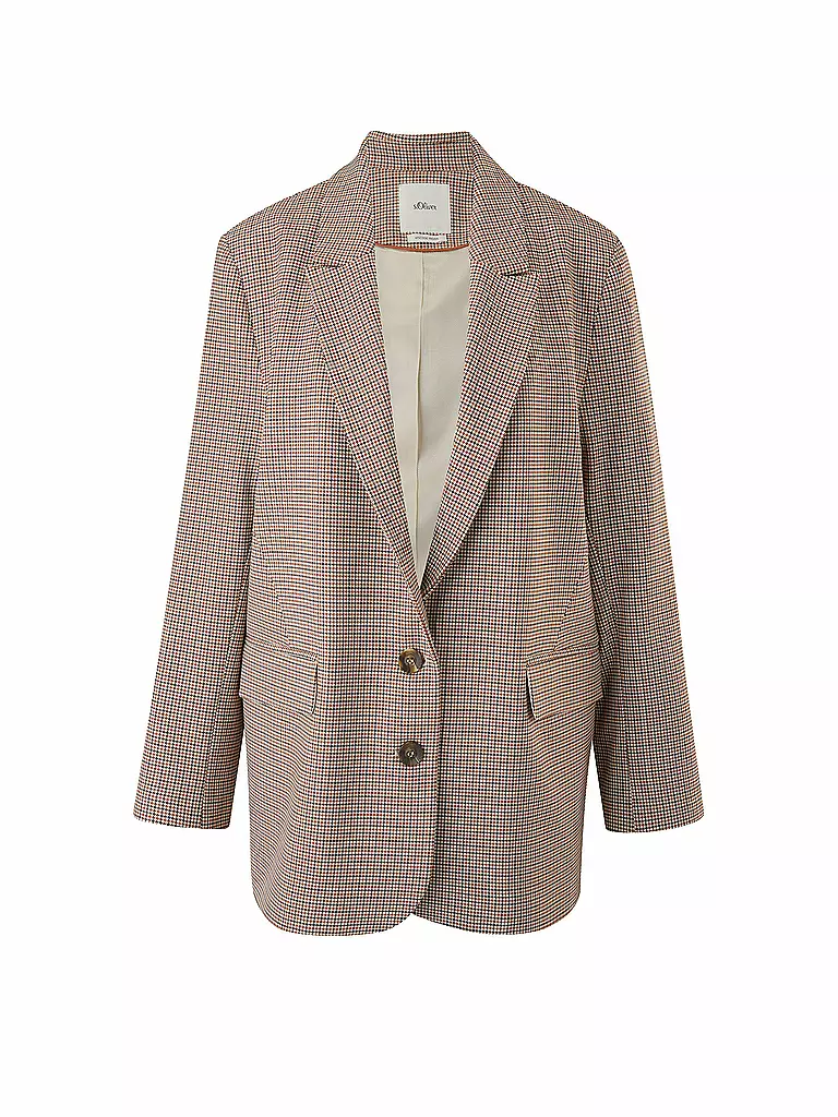 S.OLIVER BLACK LABEL | Blazer Boyfriend Fit | camel