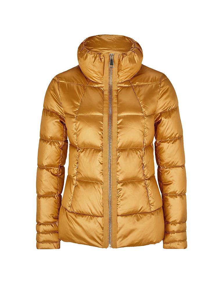 S Oliver Black Label Daunenjacke Gelb 34