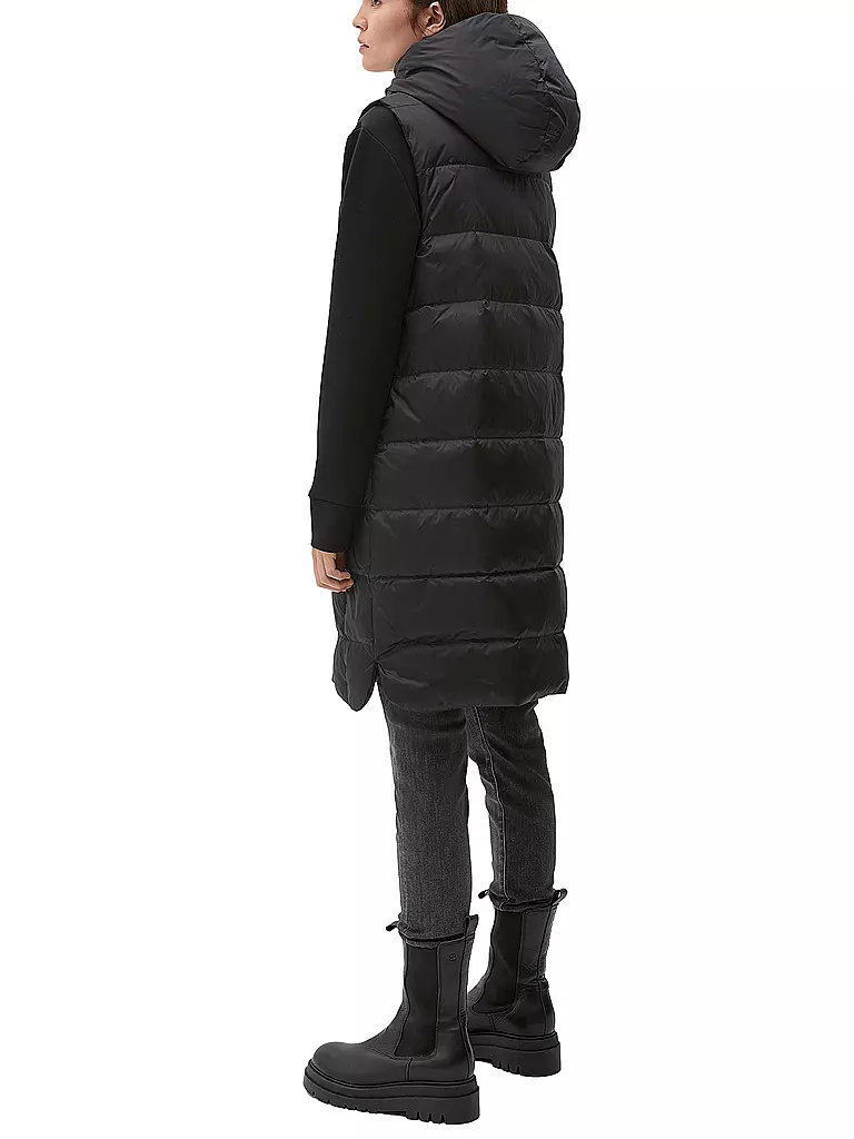 S.OLIVER BLACK LABEL | Wende-Steppgilet | schwarz