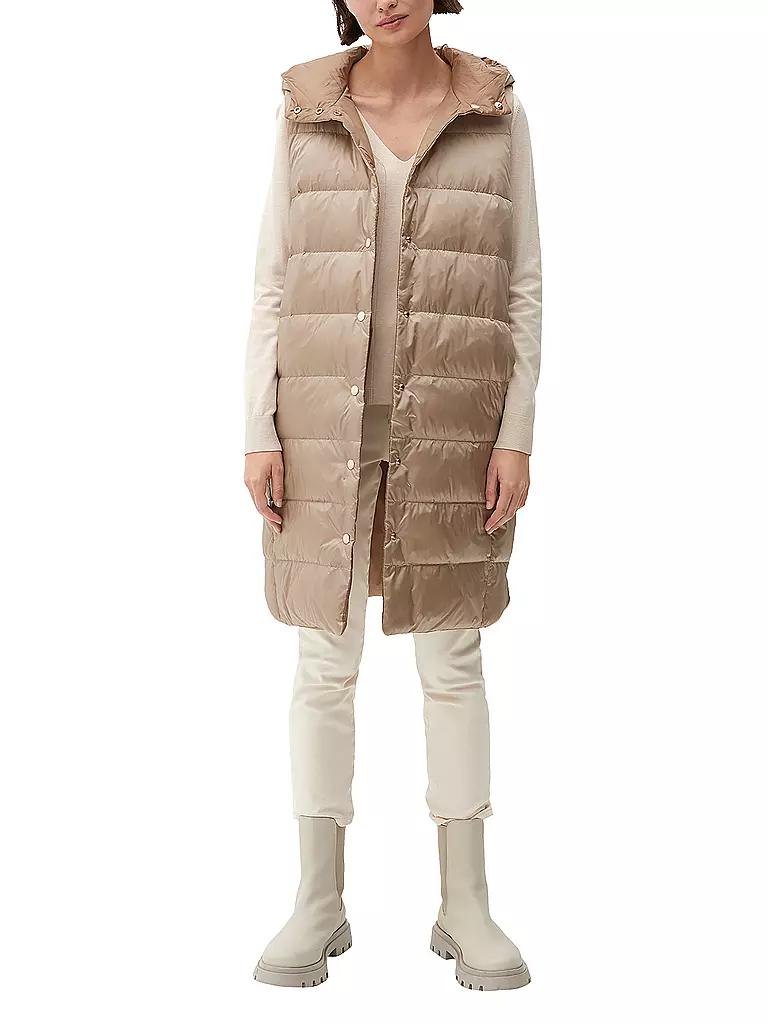 S.OLIVER BLACK LABEL | Wende-Steppgilet | schwarz