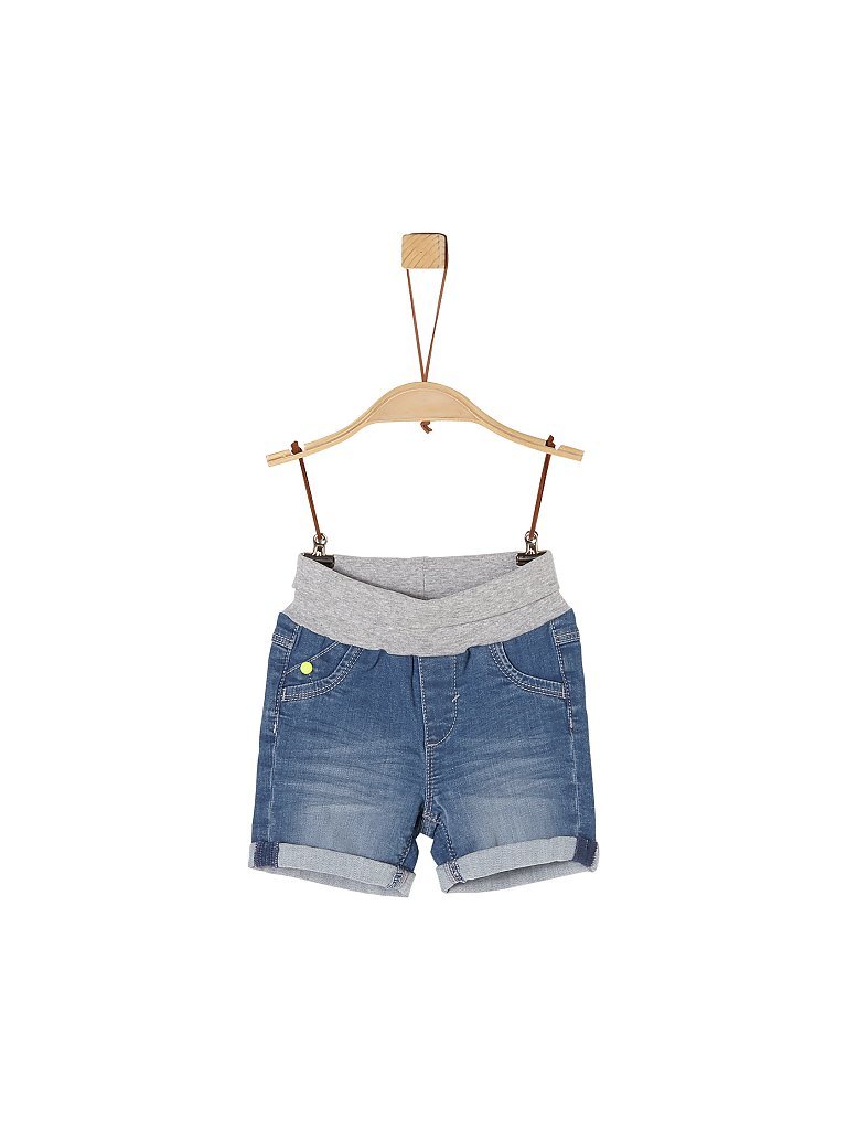 S.OLIVER Jungen Baby-Short Regular-Fit blau | 50-56