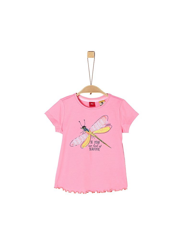 S.OLIVER Mädchen T Shirt Regular Fit rosa | 128-134