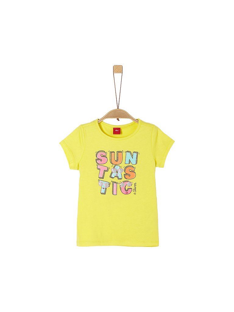 S.OLIVER Mädchen T Shirt gelb | 104-110
