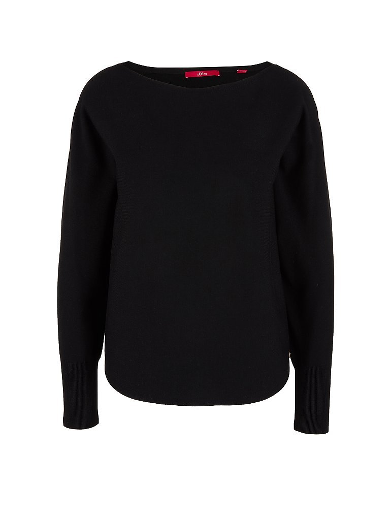 S.OLIVER Pullover Loose Fit schwarz | 34