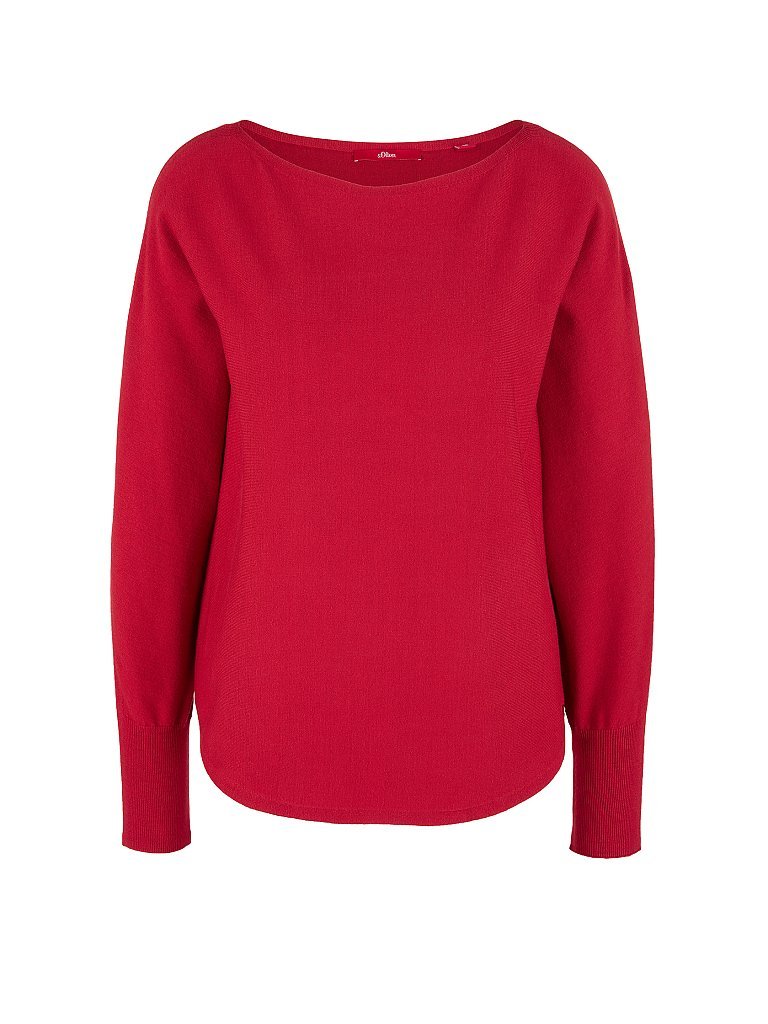 S.OLIVER Pullover Loose Fit rot | 34