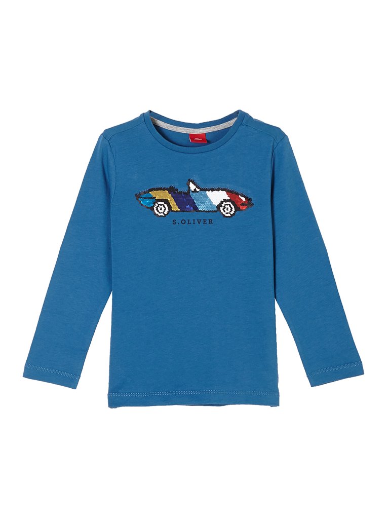 S.OLIVER Jungen Langarmshirt blau | 140