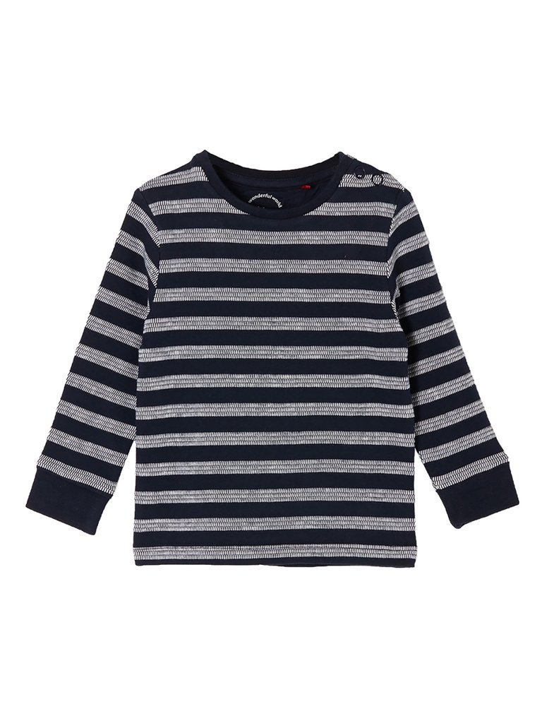 S.OLIVER Baby Jungen Langarmshirt blau | 74