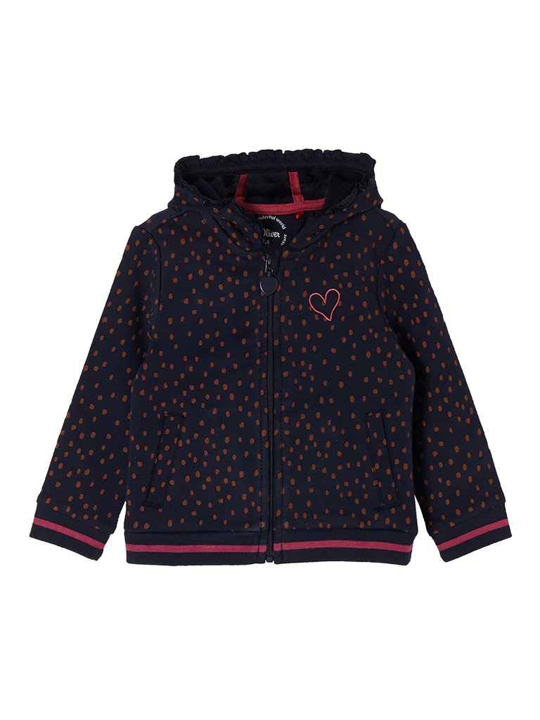 S.OLIVER Baby Mädchen Sweatweste blau | 62