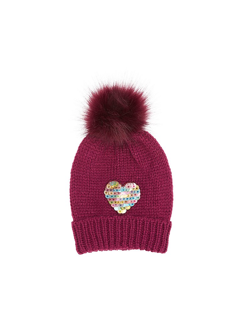 S.OLIVER Mädchen Mütze - Haube lila | 48-51