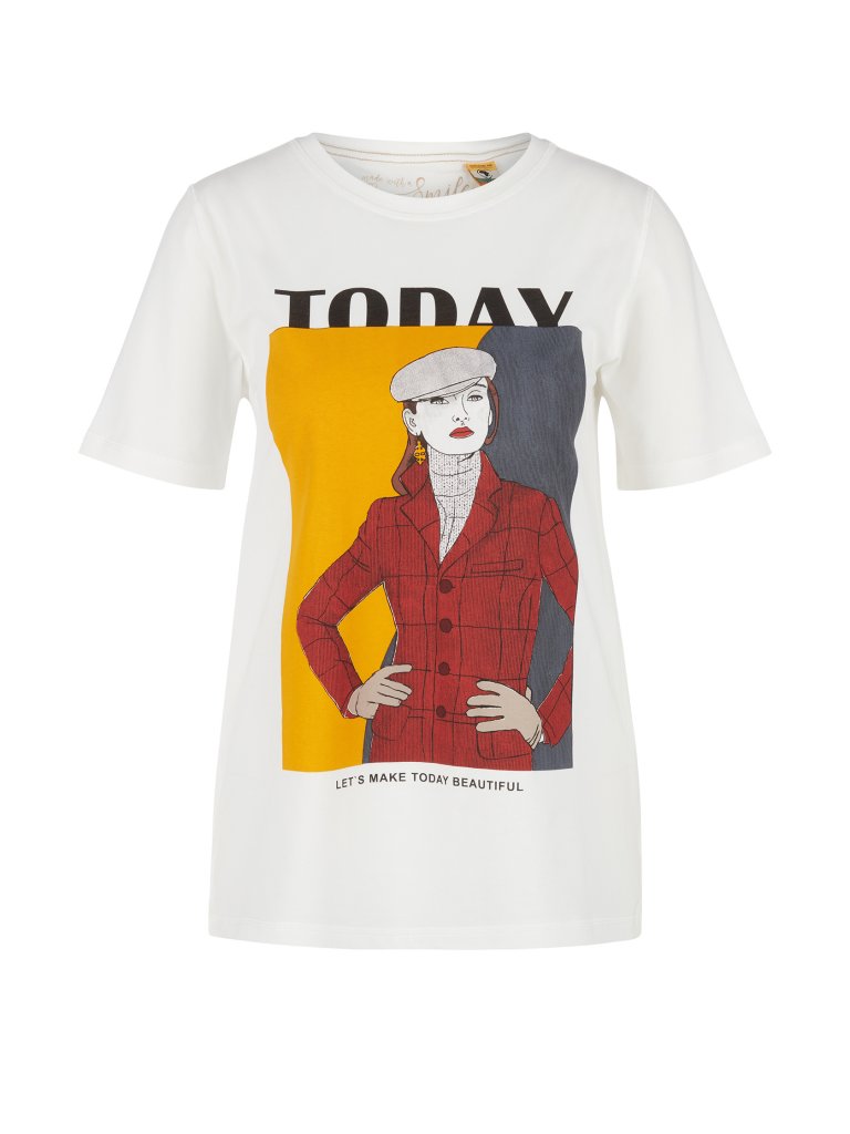 S.OLIVER T Shirt creme | 38