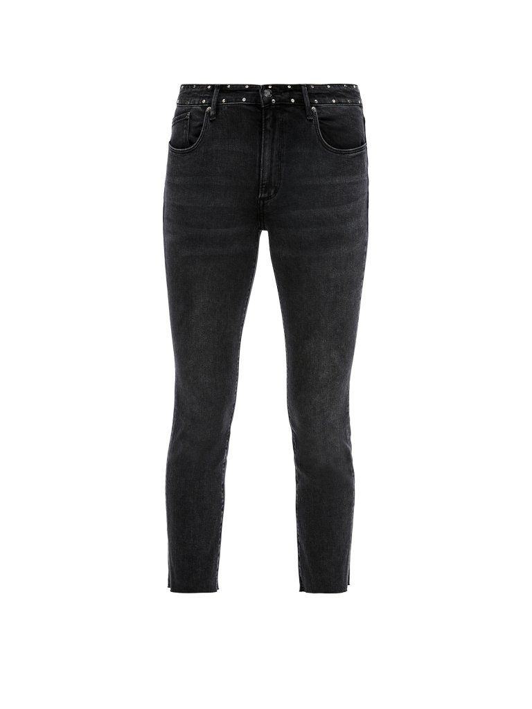 S.OLIVER Jeans Slim Fit 7/8 grau | 34