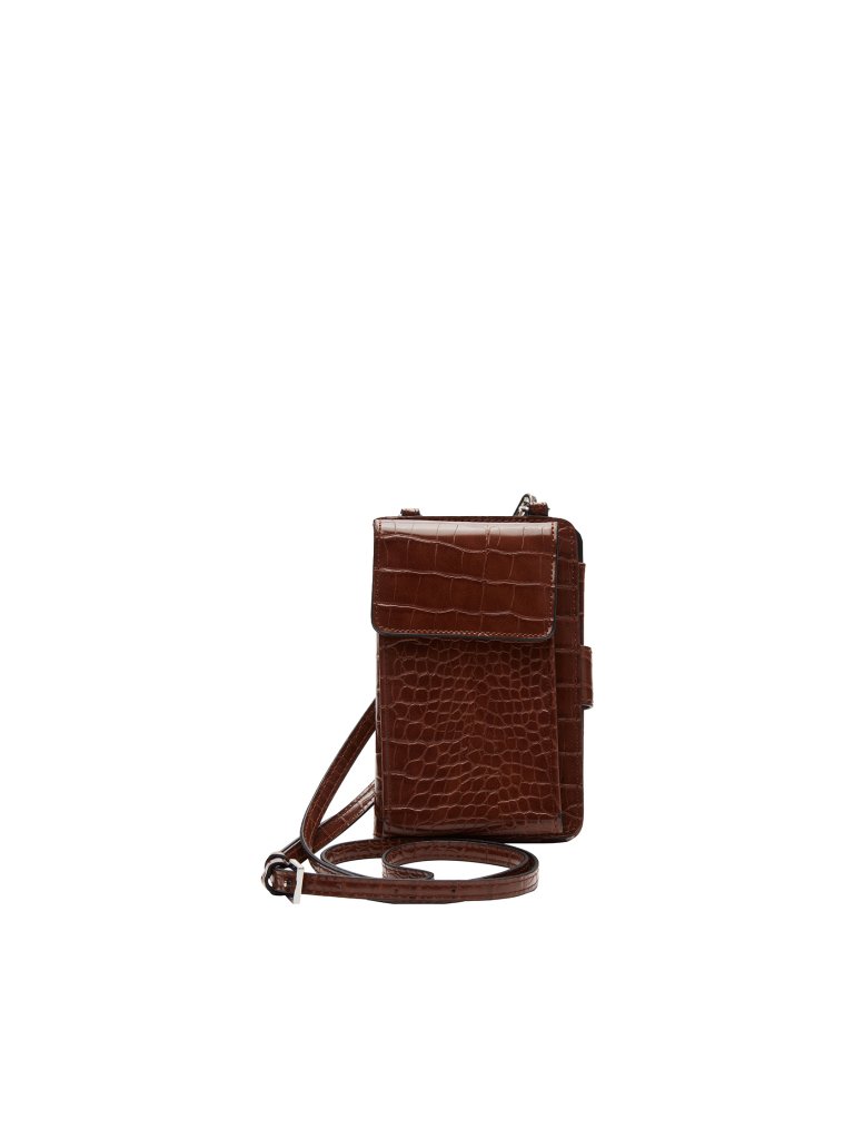S.OLIVER Phone Pouch mit Flap Wallet braun