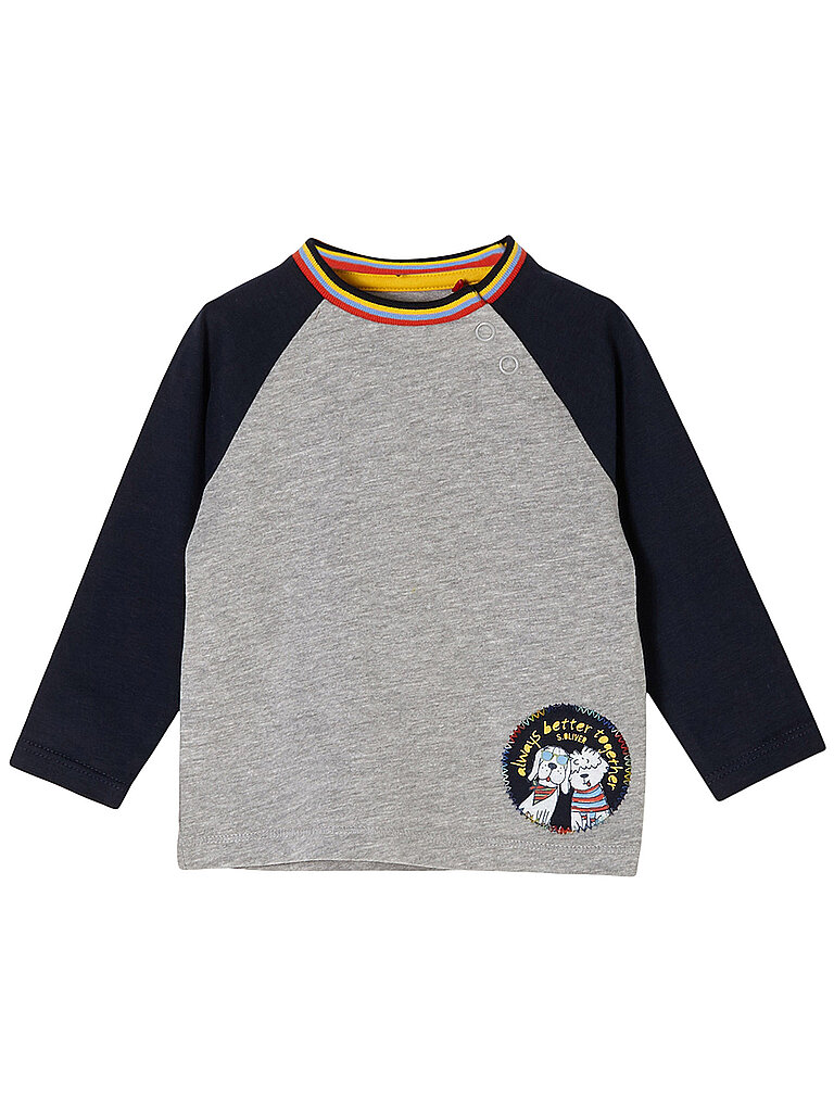 S.OLIVER Jungen Langarmshirt  grau | 50-56