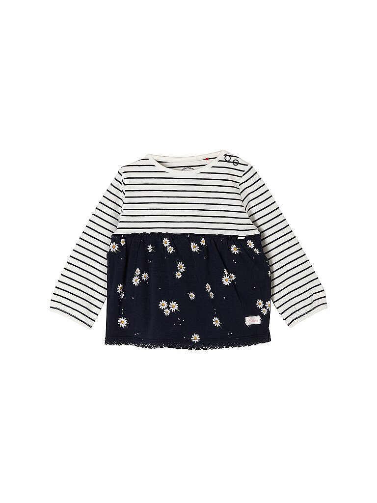S.OLIVER Mädchen Langarmshirt blau | 62