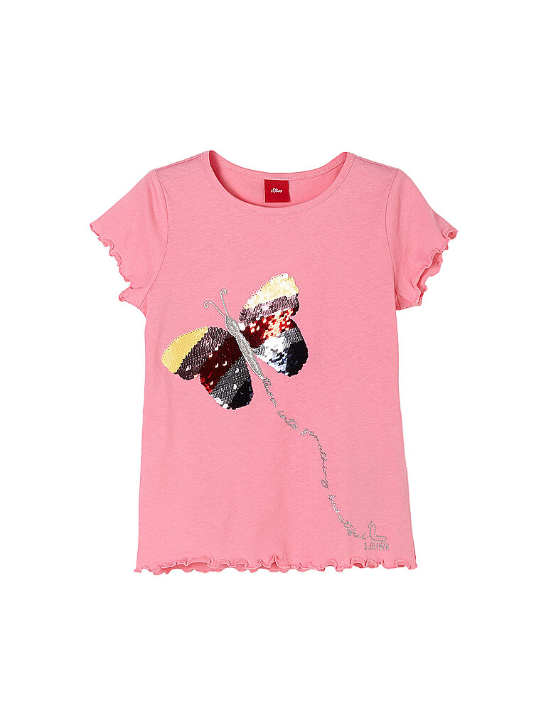 S.OLIVER Mädchen T Shirt  rosa | 104-110