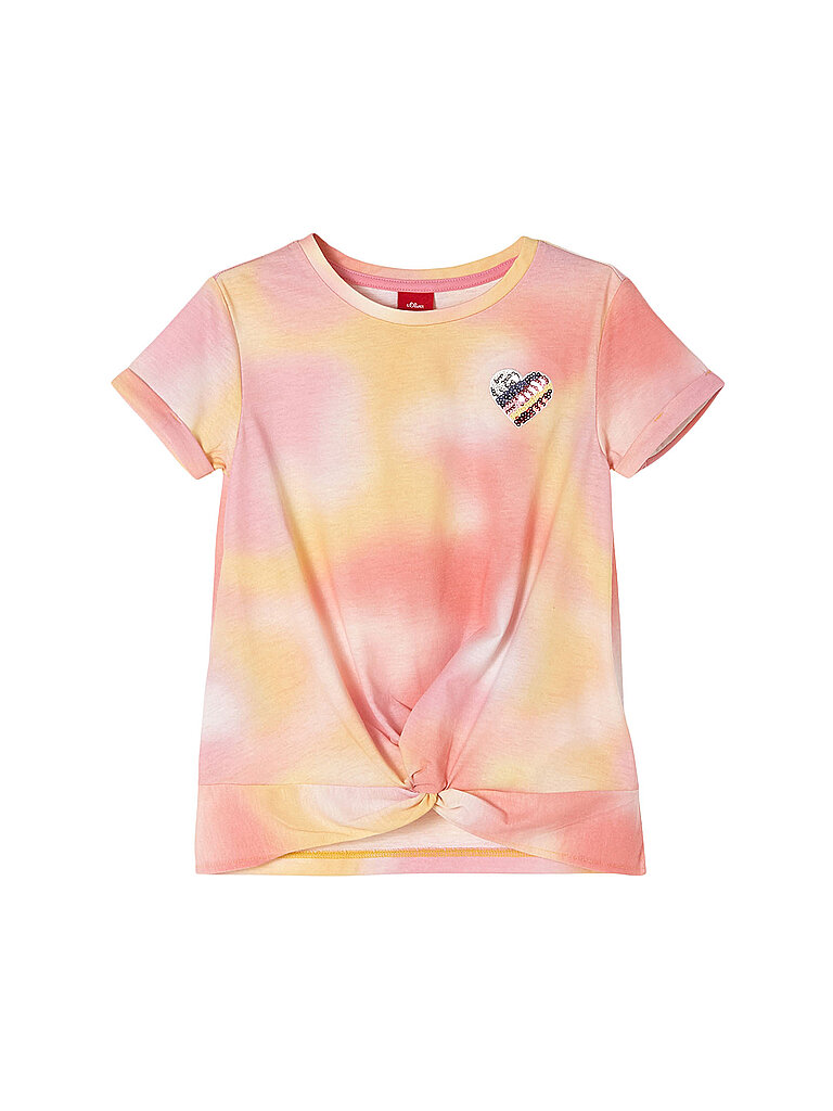 S.OLIVER Mädchen T Shirt  gelb | 116-122