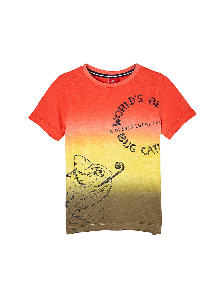 S.OLIVER Jungen T-Shirt orange | 116-122