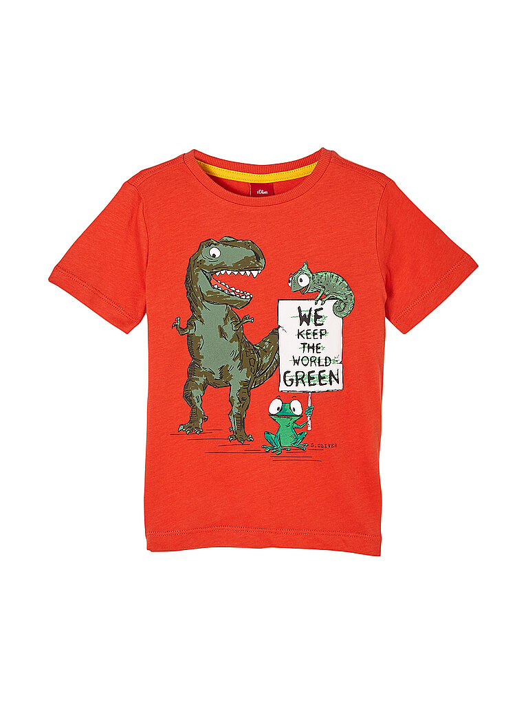 S.OLIVER T Shirt orange | 104-110
