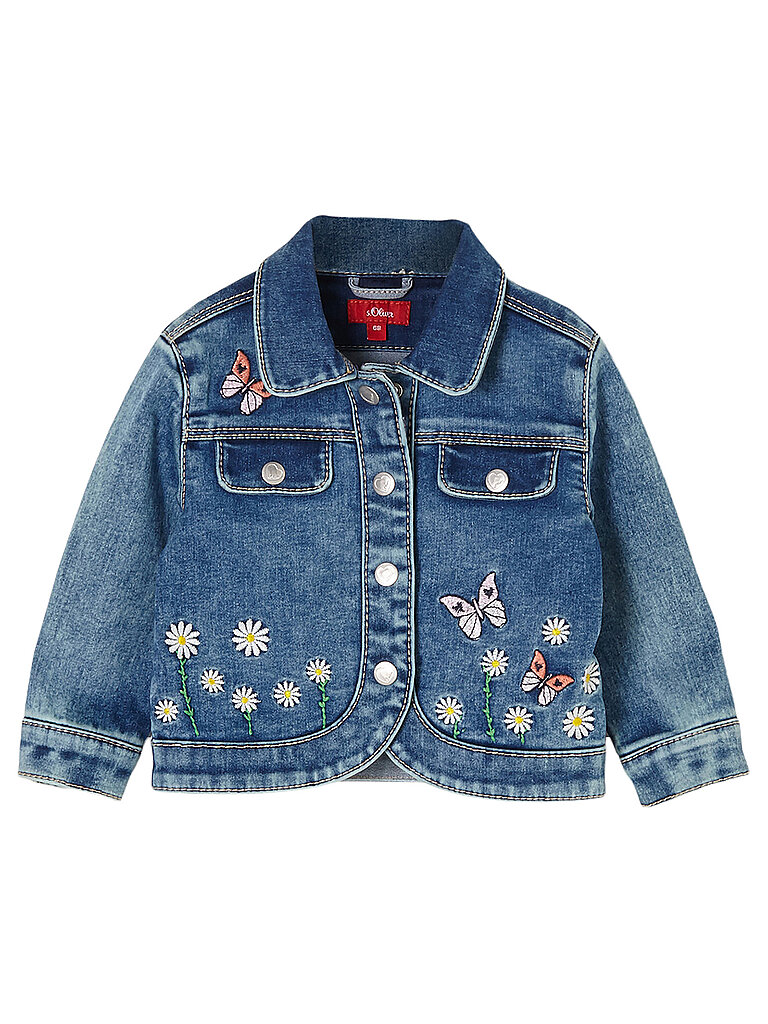 S.OLIVER Baby Mädchen Jeansjacke blau | 86