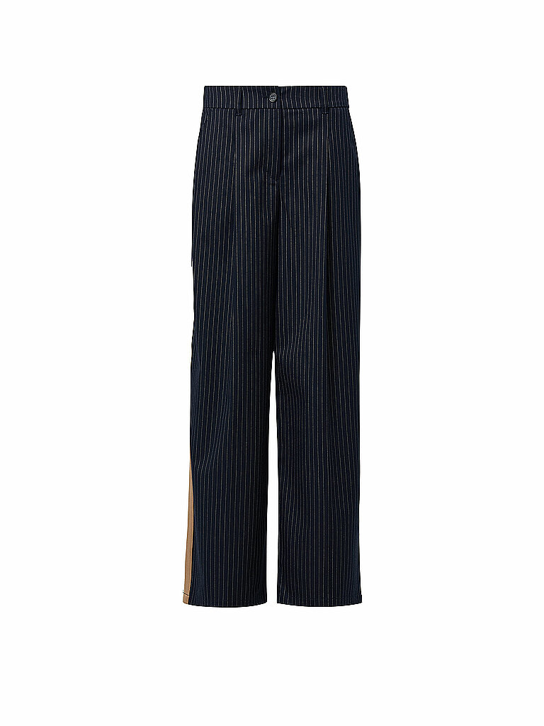 Hochwasserhose mit Falten und feinen Streifen für Damen s.Oliver