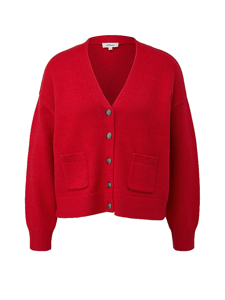 Cardigan mit Metallknöpfen und aufgesetzten Taschen für Damen s.Oliver