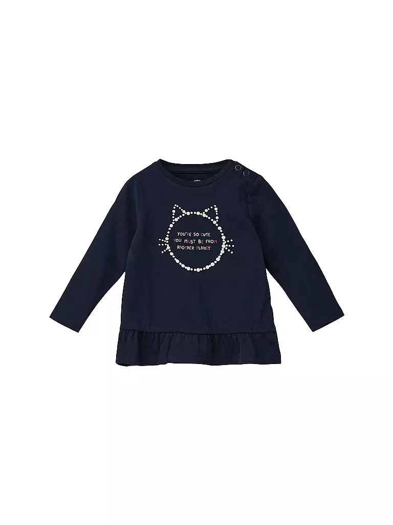 S.OLIVER | Baby Langarmshirt | dunkelblau