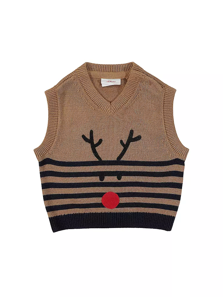 S.OLIVER | Baby Pullunder | hellbraun