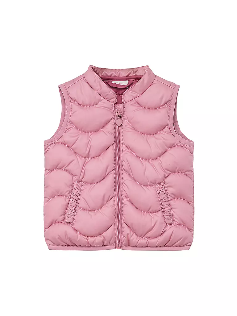 S.OLIVER | Baby Steppgilet  | rosa