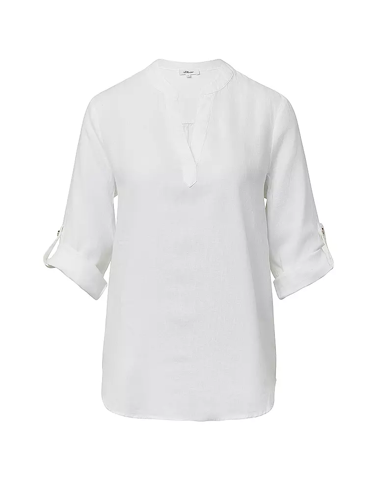 S.OLIVER | Blusenshirt  | weiss
