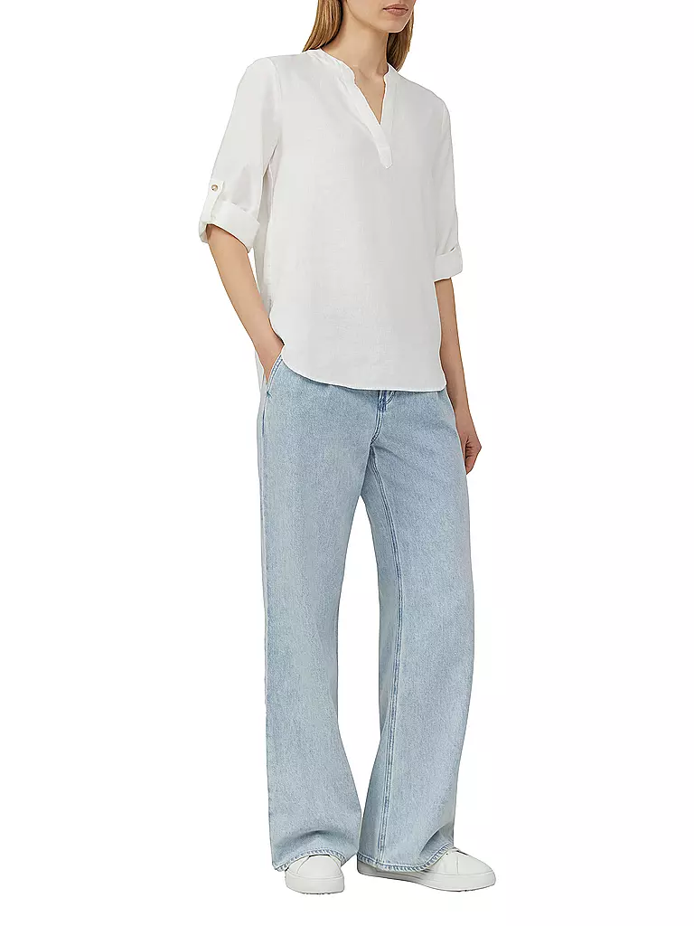 S.OLIVER | Blusenshirt  | weiss