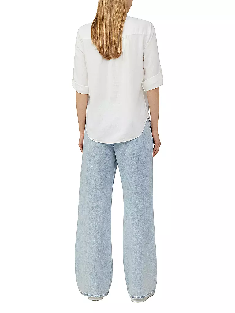 S.OLIVER | Blusenshirt  | weiss