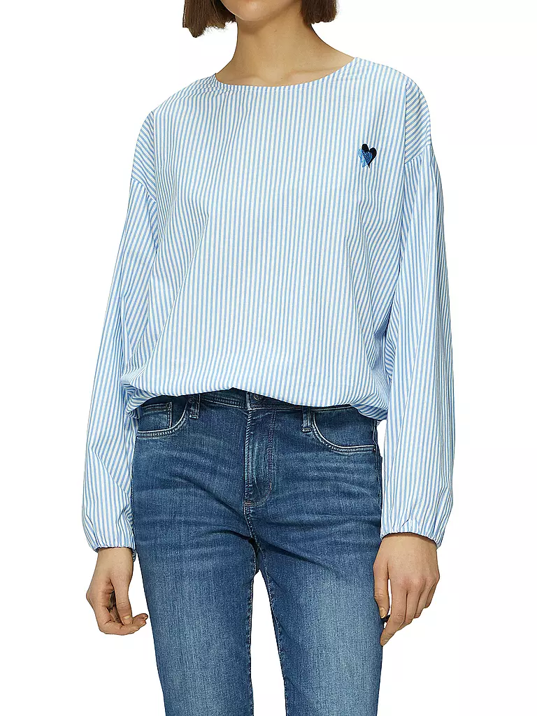 S.OLIVER | Blusenshirt | blau