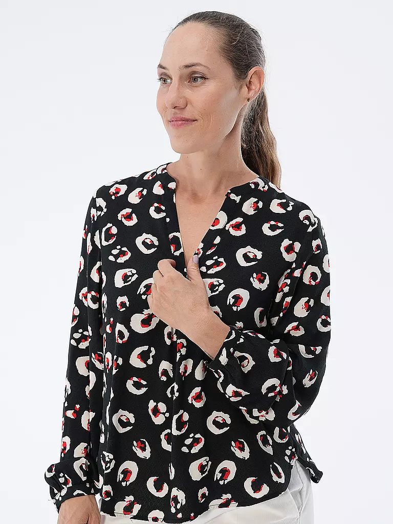 S.OLIVER | Blusenshirt | schwarz