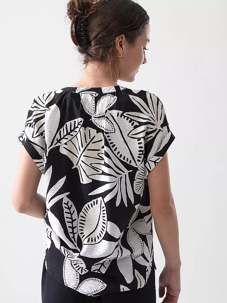S.OLIVER | Blusenshirt | schwarz