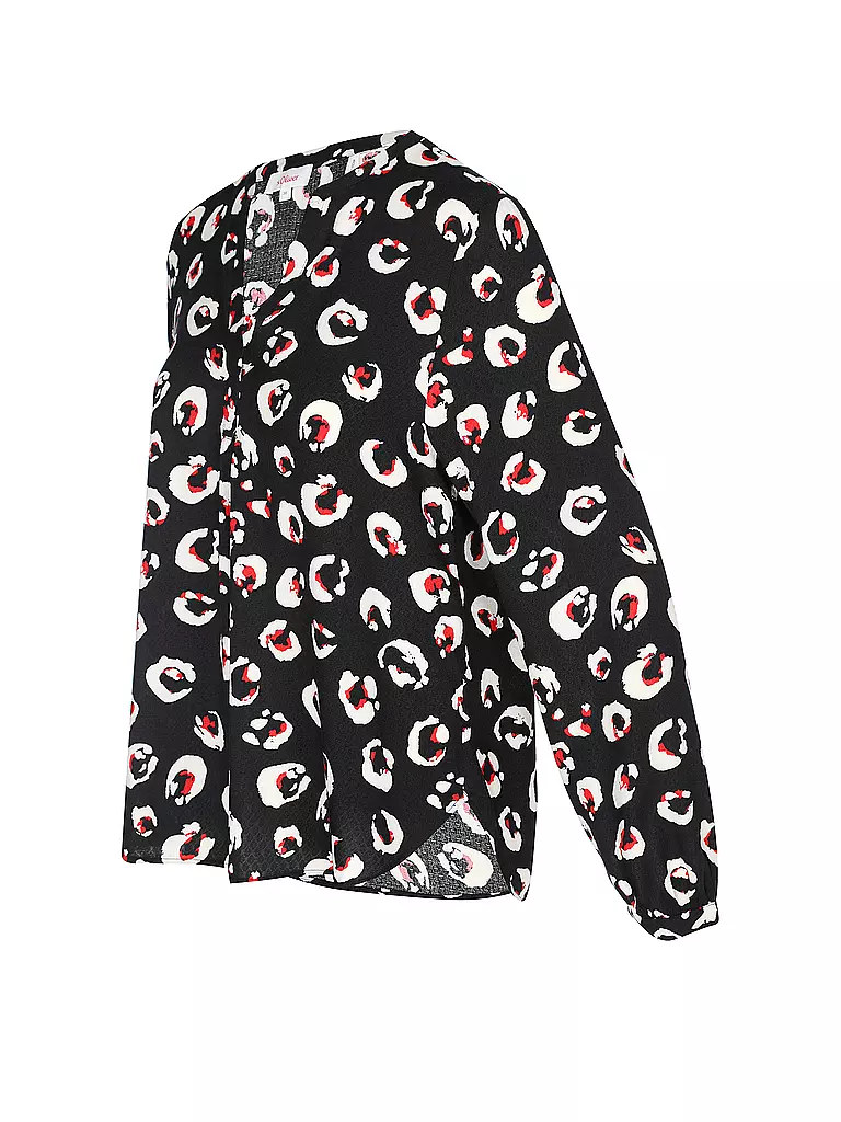 S.OLIVER | Blusenshirt | schwarz