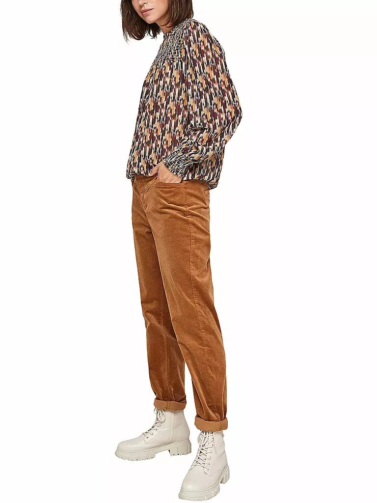 S.OLIVER | Cordhose Regular Fit | camel