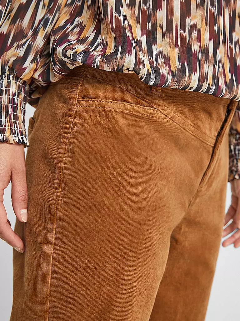 S.OLIVER | Cordhose Regular Fit | camel