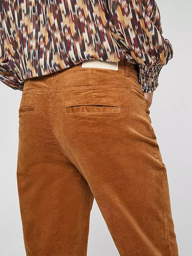 S.OLIVER | Cordhose Regular Fit | camel