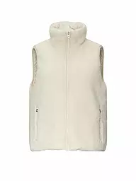 S.OLIVER | Gilet in Felloptik | Weiss