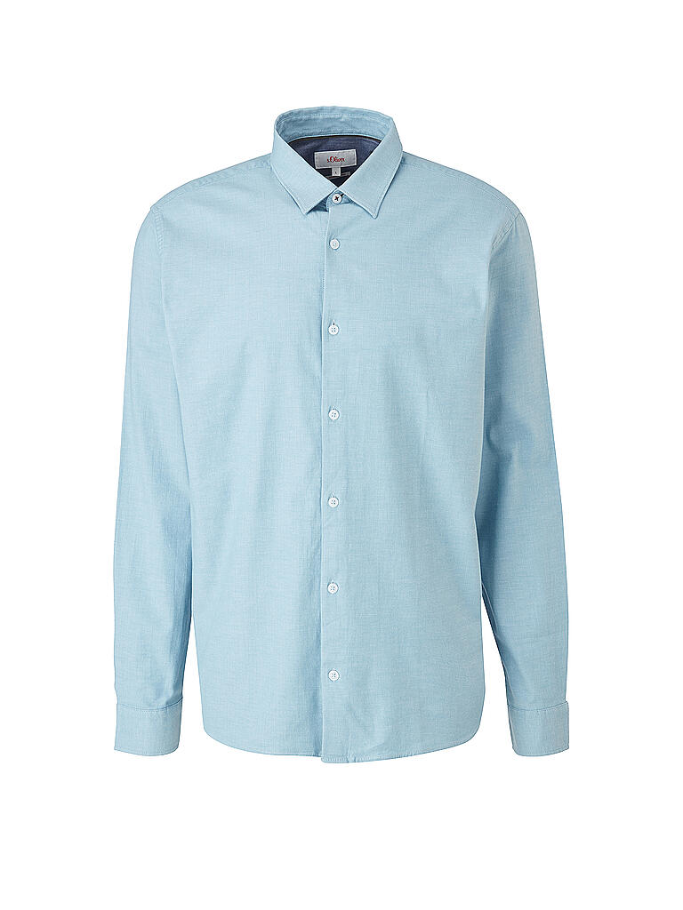 S.OLIVER | Hemd Regular Fit  | blau