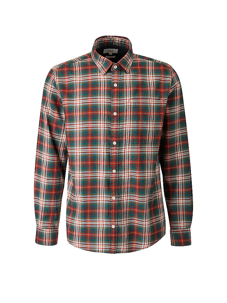 S.OLIVER | Hemd Regular Fit | orange