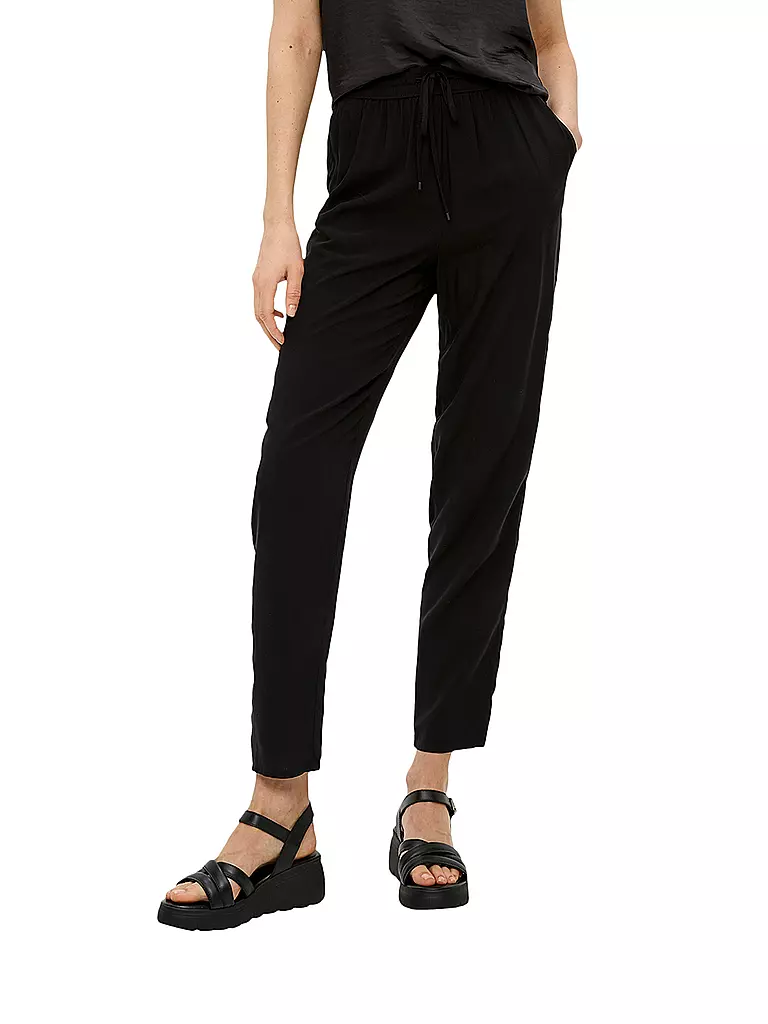 S.OLIVER | Hose Jogging Fit | schwarz