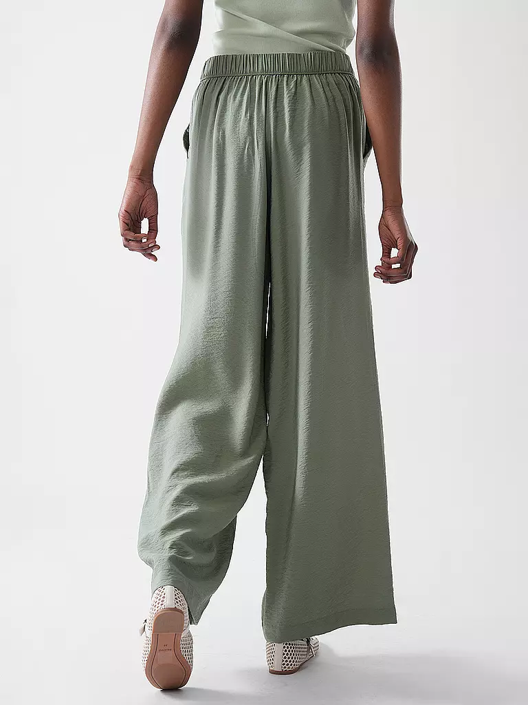 S.OLIVER | Hose Wide Leg | dunkelblau