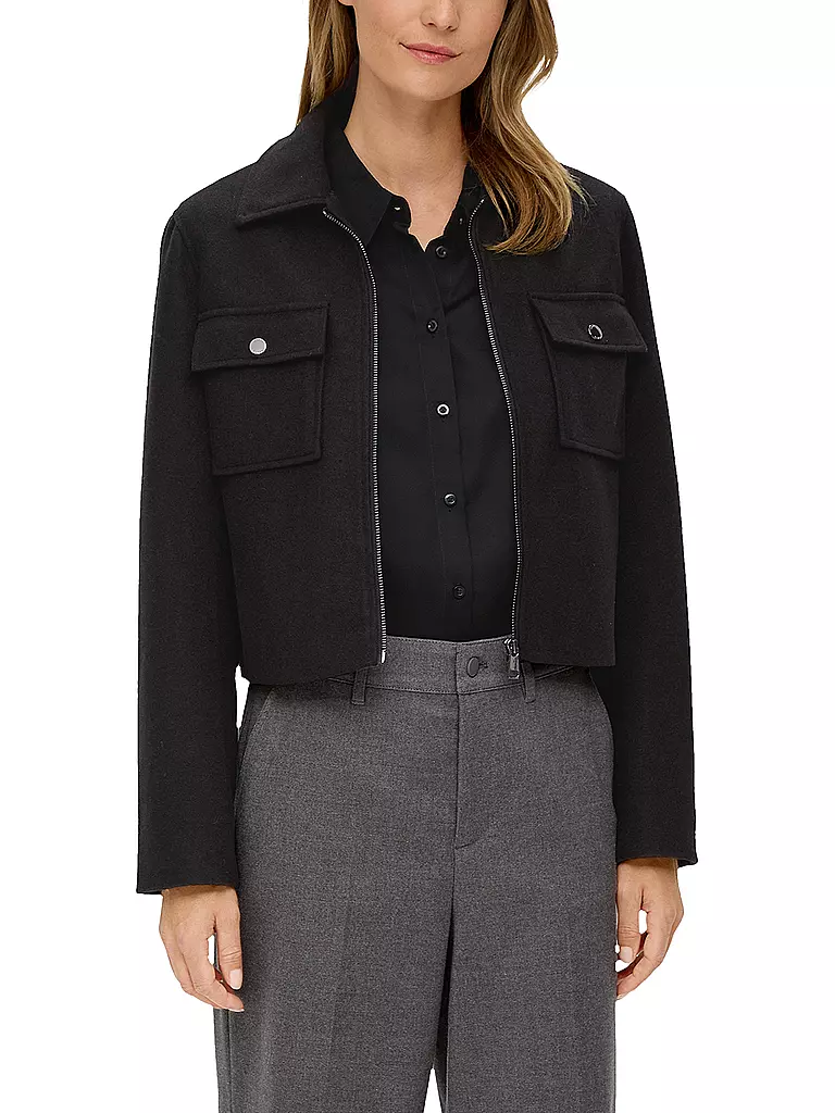 S.OLIVER | Jacke | schwarz