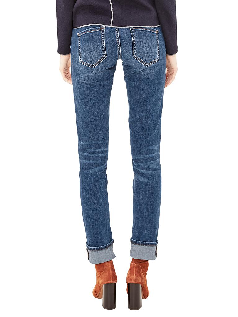 S.Oliver Mädchen Skinny Jeans Blau - Slim Fit Denim Hose Gr. 104