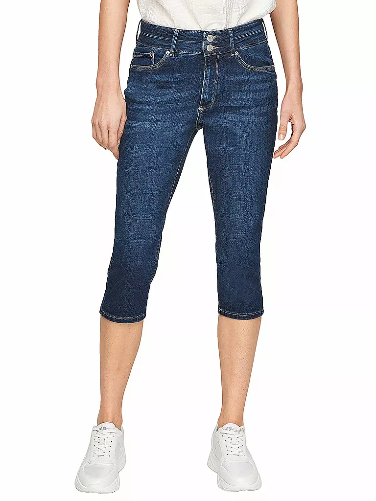 S.OLIVER | Jeans Slim Fit 3/4  | blau