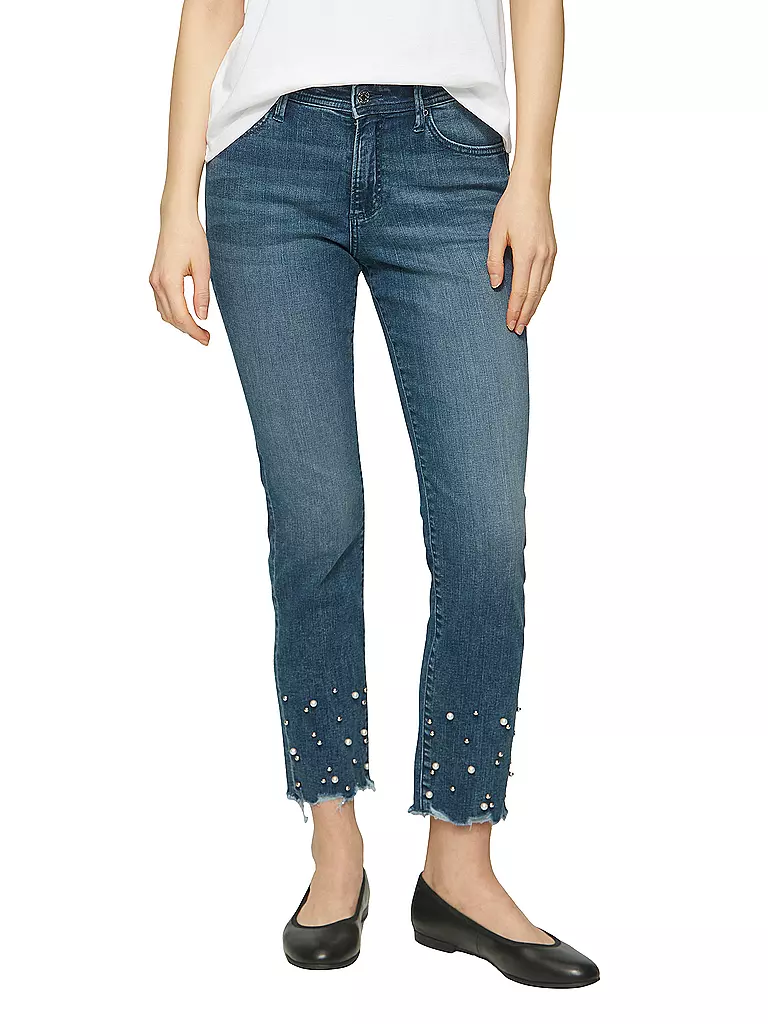 S.OLIVER | Jeans Slim Fit 7/8 | dunkelblau